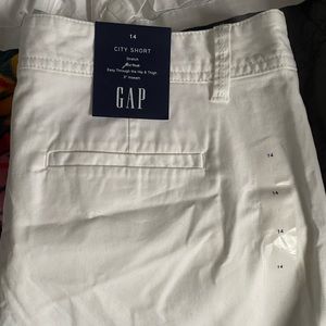 Brand new, with tags. White Gap shorts